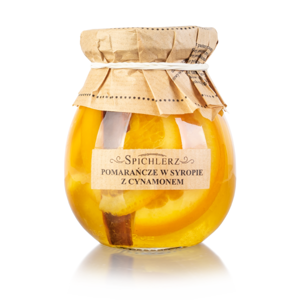 Pomarańcze w syropie z cynamonem